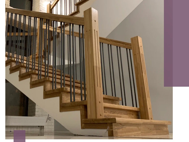 Реставрация деревянных и металлических лестниц в Норильске