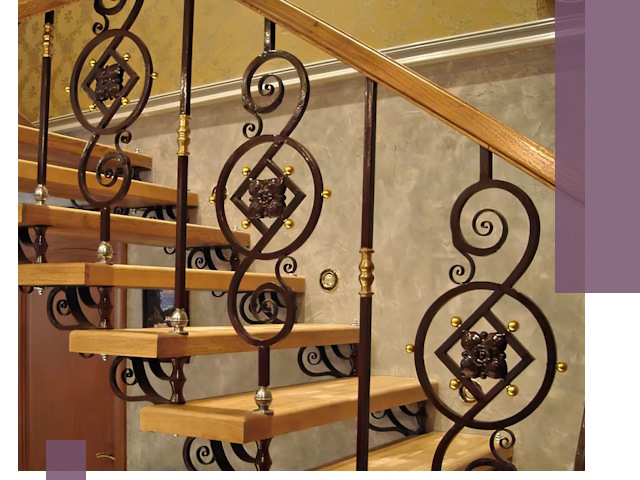 Изготовление кованых лестниц под ключ в Норильске