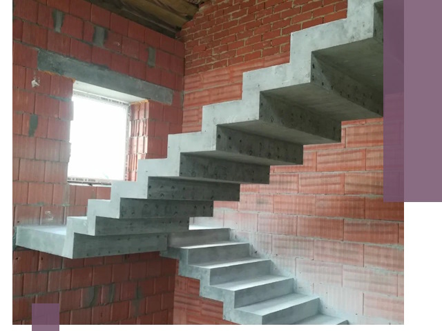 Бетонные лестницы под ключ в Норильске: монтаж, демонтаж, ремонт