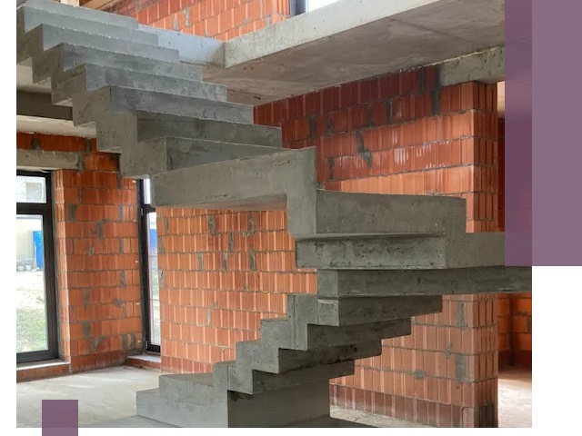 Изготовление бетонных лестниц под ключ в Норильске