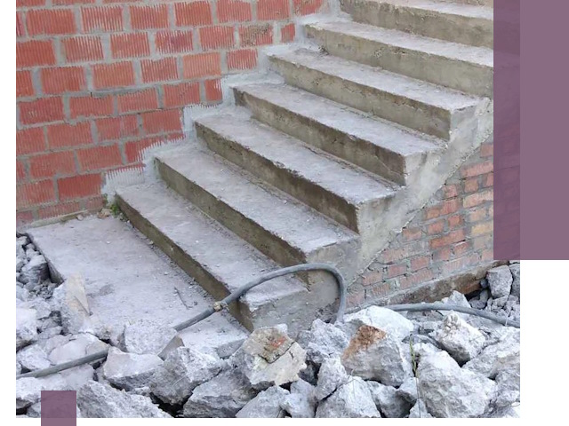 Демонтаж бетонных лестниц в Норильске: быстро и безопасно