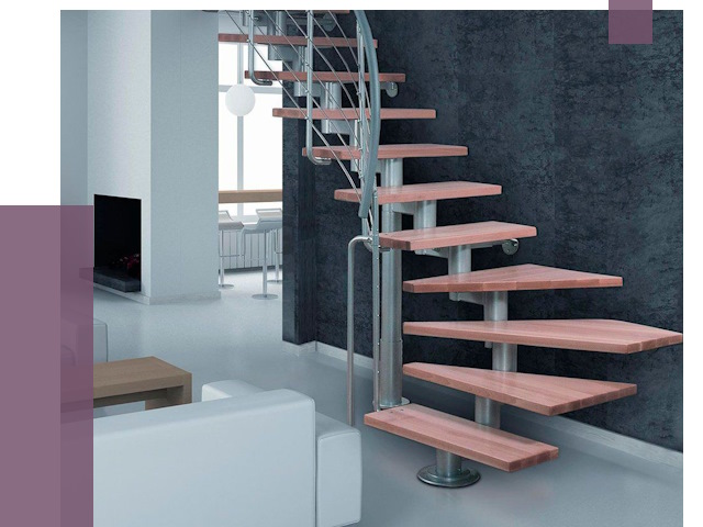 Модульные лестницы в Норильске от 17135 руб. — купить в ПРОЛЁТ-Нрл