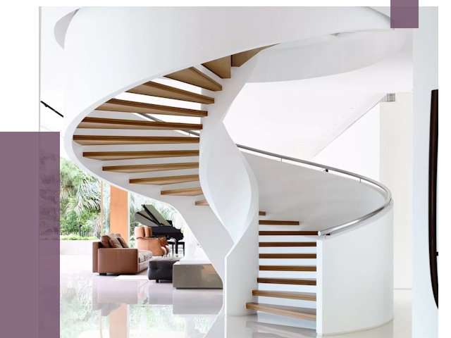 Винтовые лестницы в Норильске под ключ от 49329 руб. | ПРОЛЁТ-Нрл