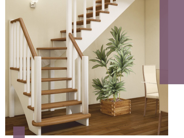 Г-образные лестницы под ключ в Норильске — изготовление и монтаж