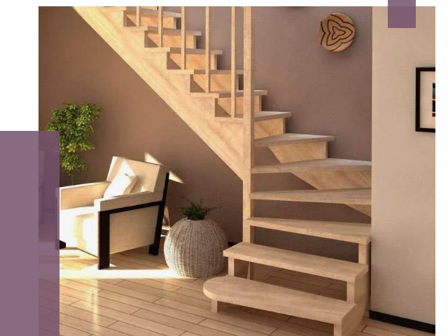 Изготовление Г-образных лестниц в Норильске от 19212 руб. 