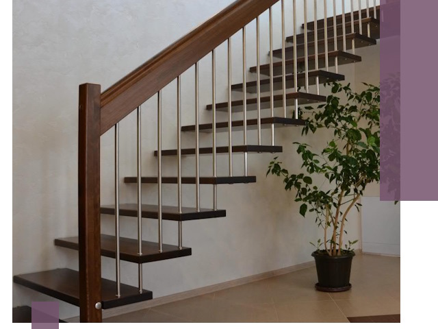 Лестницы на больцах под ключ в Норильске – изготовление и монтаж