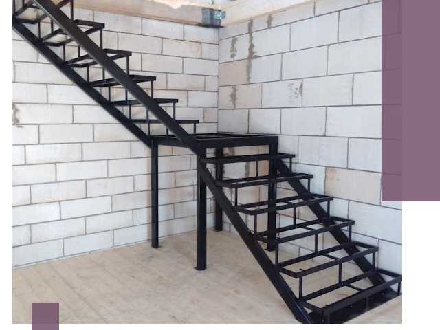 Лестницы на металлокаркасе под ключ в Норильске — изготовление и монтаж