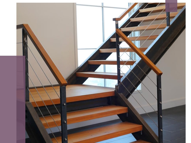 Изготовление лестниц на металлокаркасе в Норильске от 19212 руб. | ПРОЛЁТ-Нрл