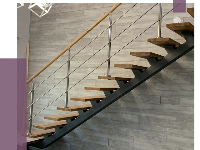 Изготовление лестниц на монокосоуре в Норильске от 77368 руб. 