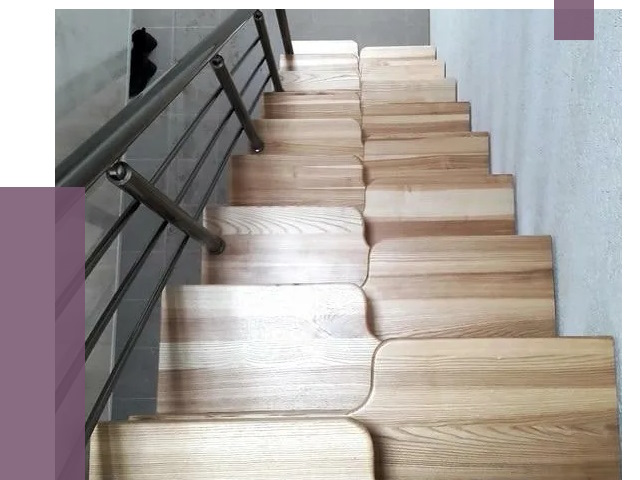 Лестницы гусиный шаг в Норильске от 13241 руб. под ключ | ПРОЛЁТ-Нрл