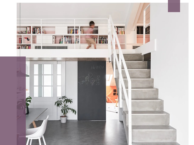 Лестницы для двухуровневой квартиры в Норильске от 179141 руб. | ПРОЛЁТ-Нрл