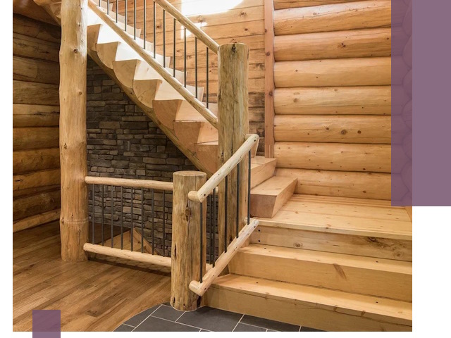 Лестницы в баню под заказ и профессиональный монтаж в Норильске