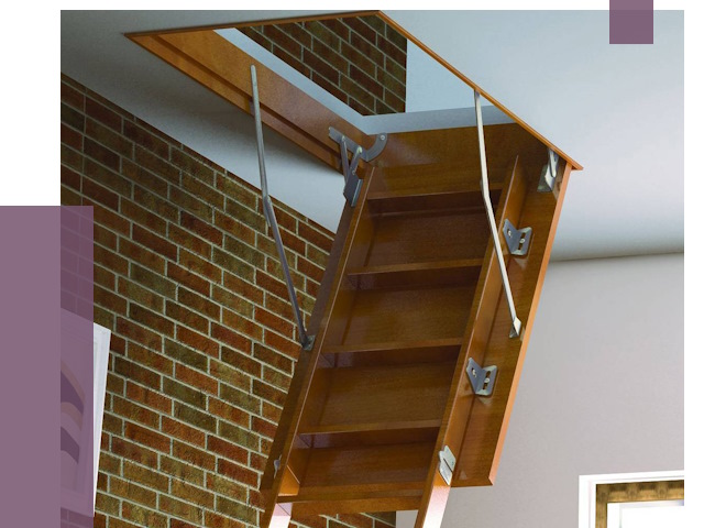 Установка чердачной лестницы в Норильске от 7945 руб. | ПРОЛЁТ-Нрл