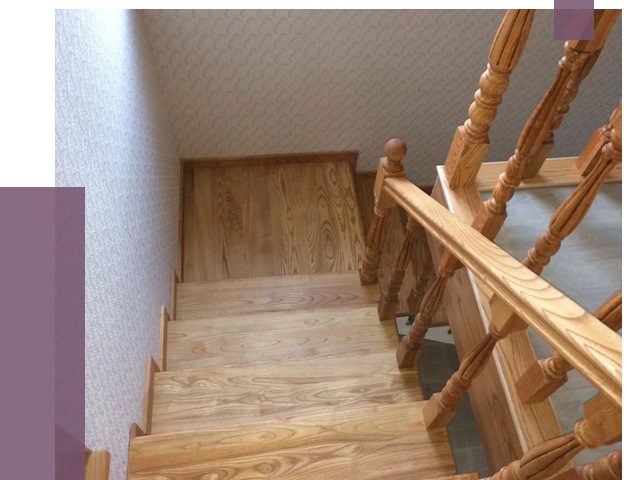 Сосновые лестницы в Норильске под ключ от 8204 руб.  | ПРОЛЁТ-Нрл