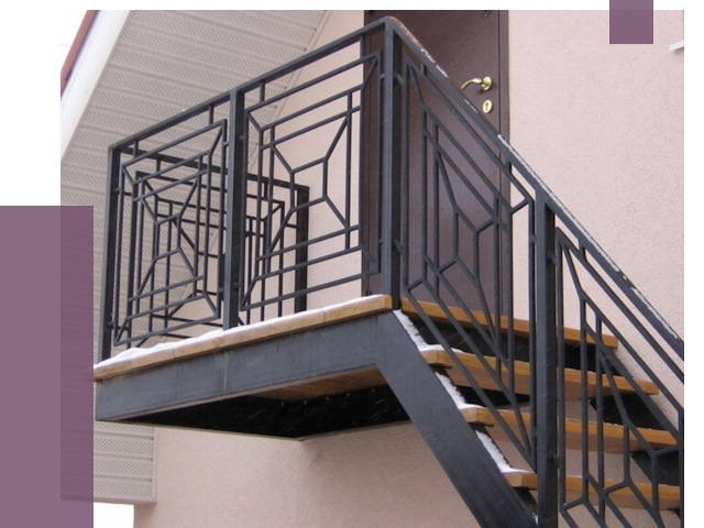 Металлические перила в Норильске от 4362 руб.  | ПРОЛЁТ-Нрл