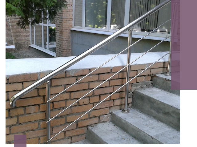 Перила из нержавеющей стали высокого качества в Норильске