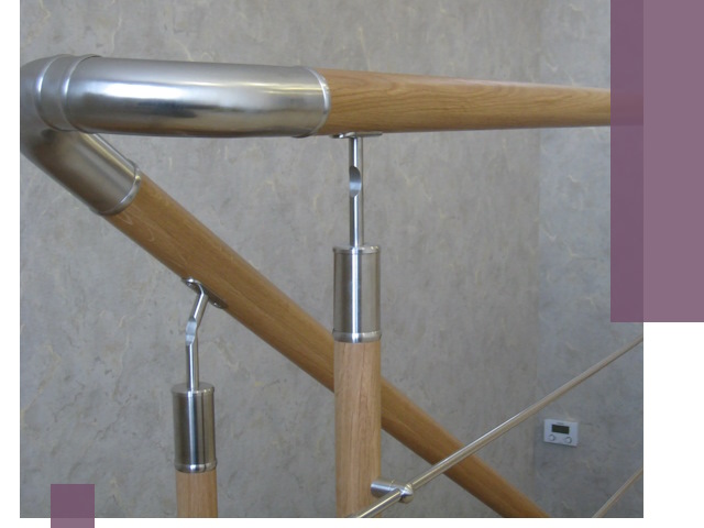 Комбинированные перила на заказ в Норильске — монтаж и производство