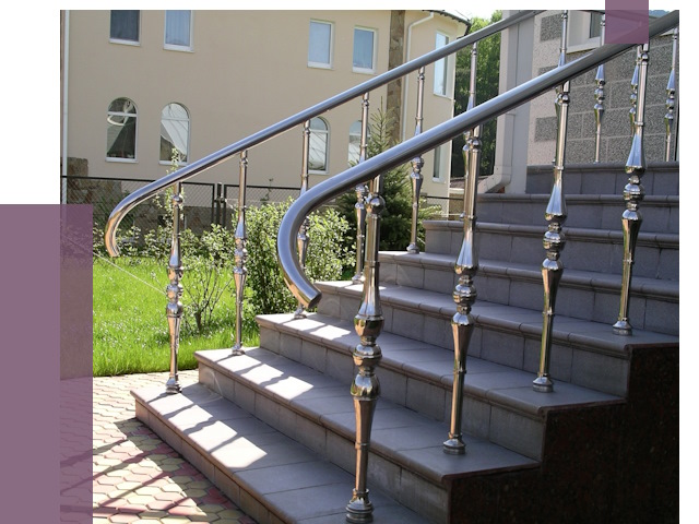 Перила для крыльца в Норильске от 10904 руб. — монтаж ПРОЛЁТ-Нрл