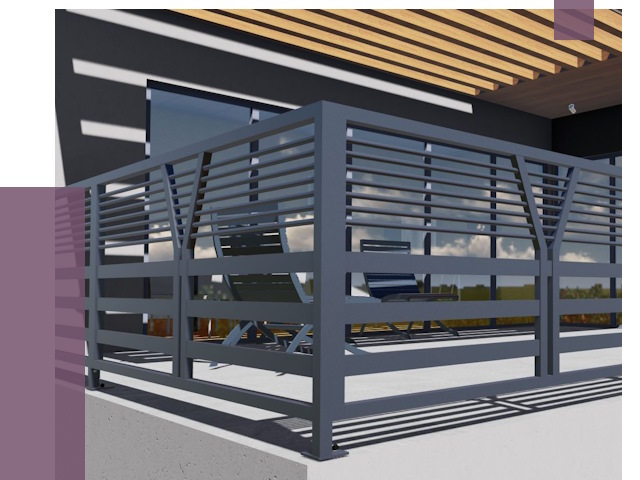 Изготовление балконных ограждений в Норильске от 10904 руб. | ПРОЛЁТ-Нрл