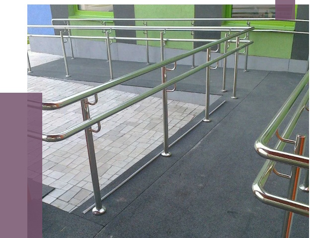 Ограждения пандусов в Норильске от 4414 руб. монтаж | ПРОЛЁТ-Нрл