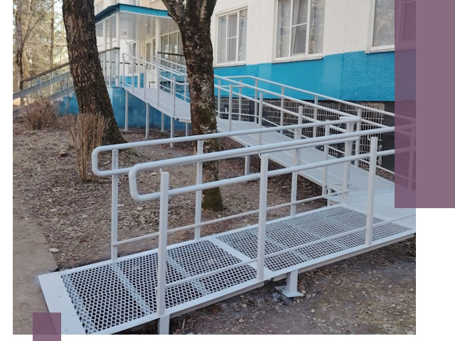 Пандусы под ключ в Норильске: изготовление, монтаж и демонтаж