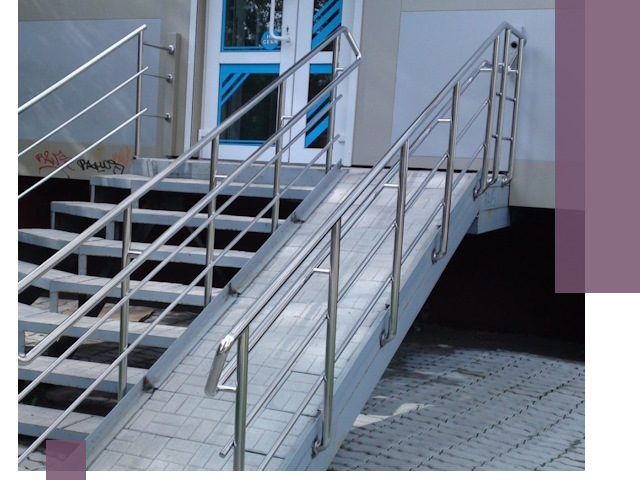 Пандус на крыльцо под ключ в Норильске: монтаж и изготовление