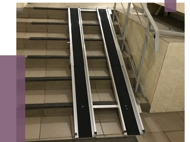 Установка пандуса в подъезд в Норильске от 8100 руб. под ключ | ПРОЛЁТ-Нрл