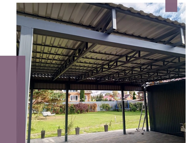 Монтаж навесов в Норильске от 7477 руб. — установка навеса | ПРОЛЁТ-Нрл