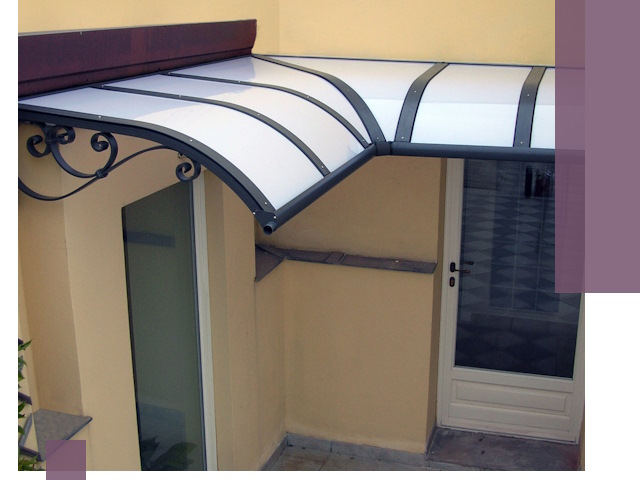 Монтаж козырьков любой сложности в Норильске под ключ