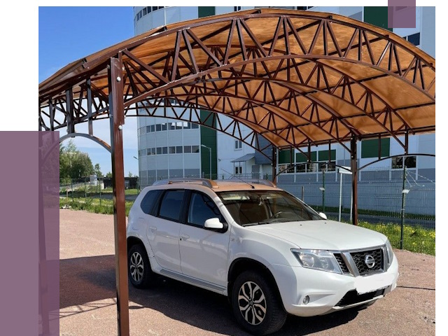 Недорогие навесы в Норильске от 43617 руб. | ПРОЛЁТ-Нрл