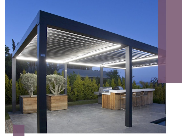 Навесы отдельно стоящие под ключ в Норильске из металла и поликарбоната