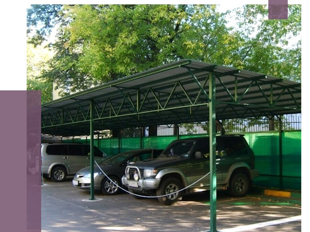 Навесы для парковки в Норильске от 81522 руб. заказать | ПРОЛЁТ-Нрл