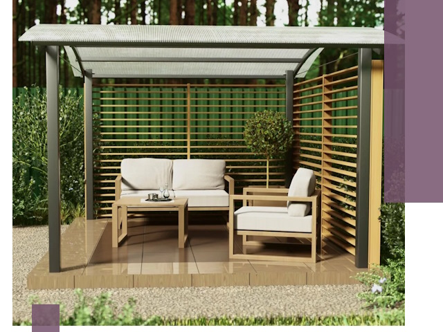 Навесы для дачи в Норильске: изготовление, монтаж и демонтаж