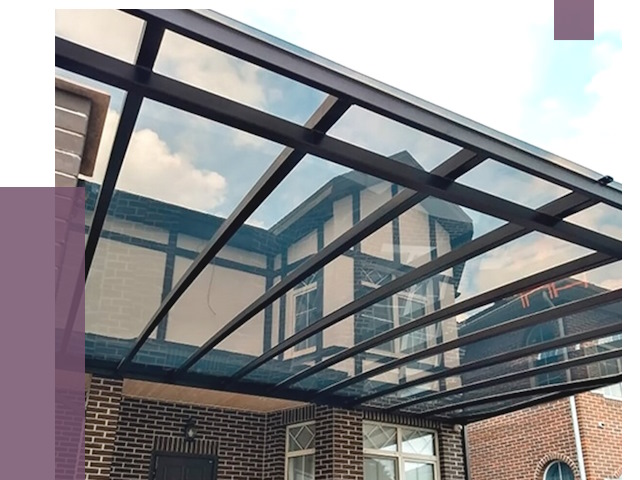 Навесы из поликарбоната в Норильске от 8744 руб. под ключ — ПРОЛЁТ-Нрл