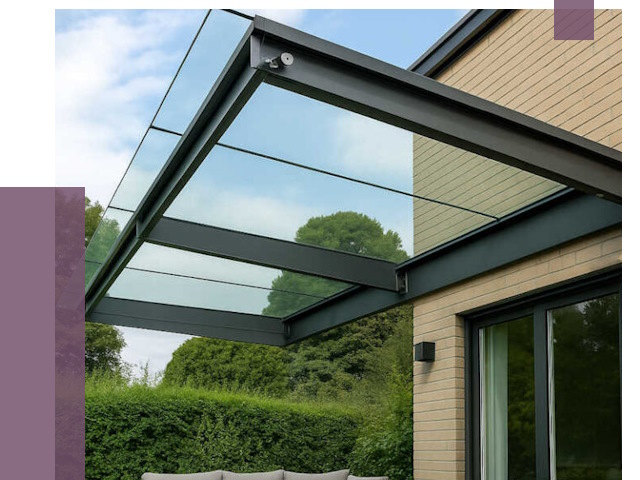 Стеклянные навесы и козырьки в Норильске от 12462 руб.