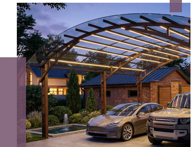 Металлические навесы в Норильске от 12877 руб. под ключ — ПРОЛЁТ-Нрл