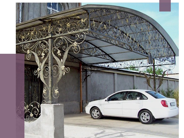 Кованые навесы в Норильске от 14799 руб. | ПРОЛЁТ-Нрл