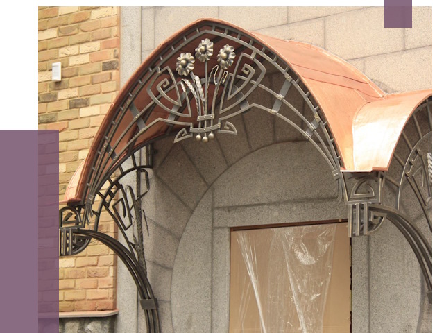 Арочные козырьки в Норильске от 14799 руб. 