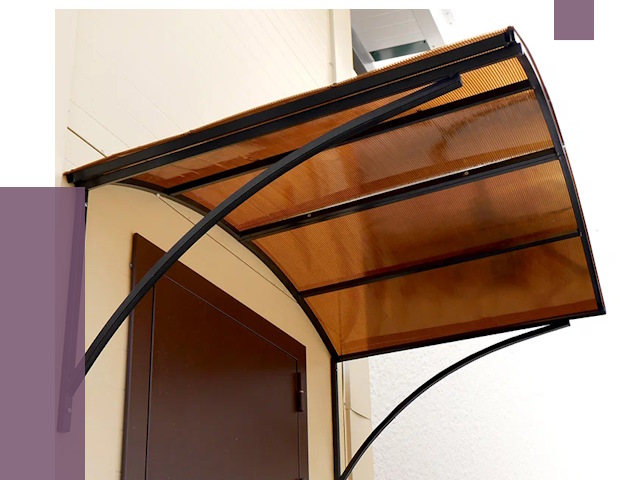 Недорогие козырьки в Норильске от 7706 руб.  | ПРОЛЁТ-Нрл