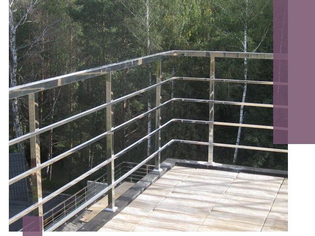 Парапеты из нержавеющей стали в Норильске — изготовление и монтаж