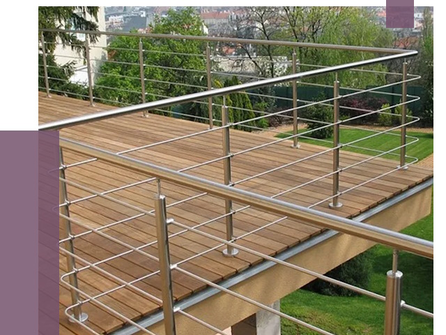 Алюминиевые парапеты в Норильске под ключ от 7893 руб. 