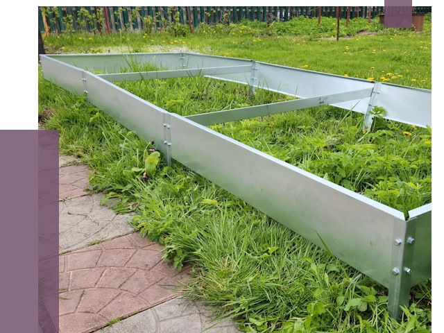 Металлические бордюры для грядок в Норильске от 1817 руб.