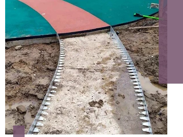 Металлические бордюры для дорожек в Норильске — монтаж и изготовление