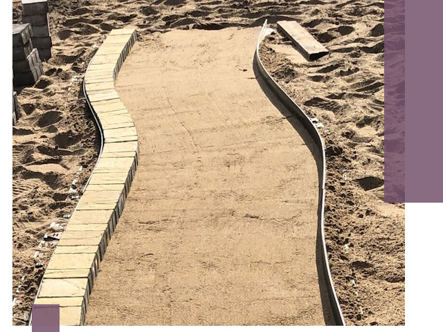 Металлические бордюры для тротуаров в Норильске — прочные и долговечные