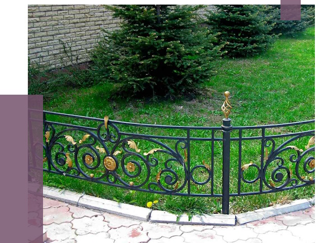 Кованые газонные ограждения в Норильске от 7737 руб. — ПРОЛЁТ-Нрл