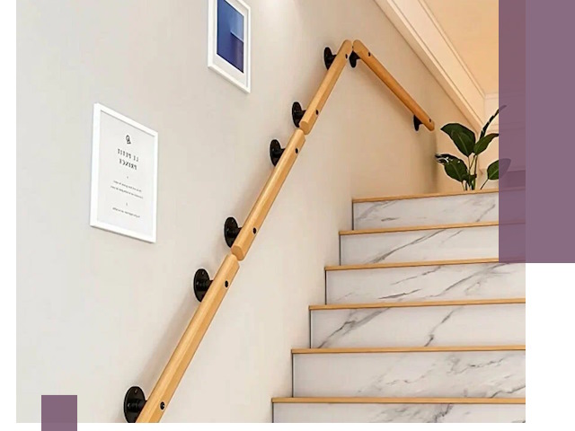 Поручни металлические и деревянные под ключ в Норильске