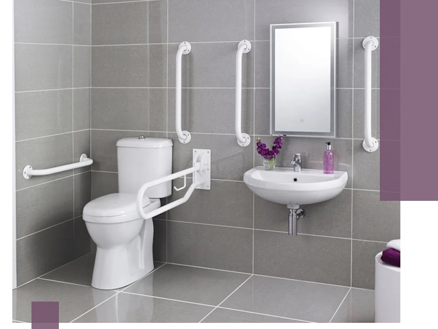 Поручни для санузлов в Норильске: установка, ремонт и монтаж